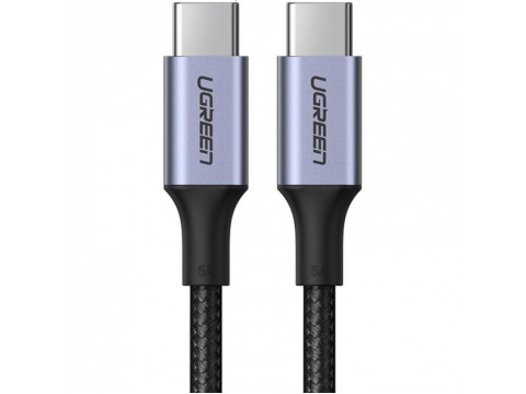Кабель UGREEN US316 USB C - USB C / 480Mbps / 5A QC4.0/PD3.0 / 100W / 1m