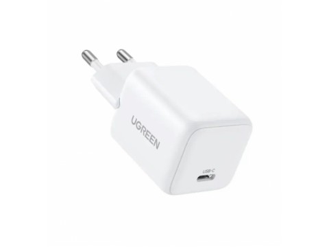 Зарядное устройство Ugreen X512 на 1xUSB C, 20W, QC4.0/PD3.0, Gan X, белый, 55554