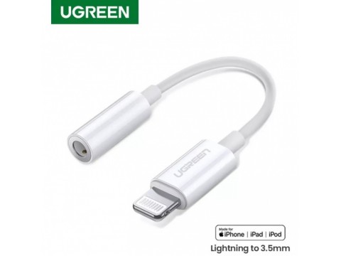 Адаптер UGREEN US212 Lightning to 3.5mm Headphone Jack Adapter, 30759