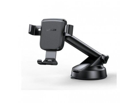 Держатель для телефона Ugreen LP200 Gravity Phone Holder with Suction Cup (Black), 60990B