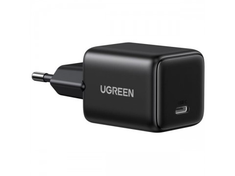 Зарядное устройство Ugreen X512 на 1xUSB C, 20W, QC4.0/PD3.0, Gan X, серый, 55528
