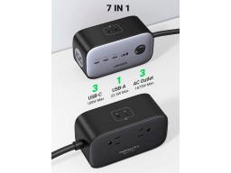 Сетевое зарядное устройство Ugreen CD270 100W Nexode Power Strip / 3C1A / 60167