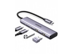HUB UGREEN CM473 15395 USB-C To 2xUSB-A + 2xUSB-C 5Gbps