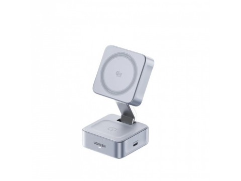 Беспроводная зарядка Ugreen W752 55960B 2-in-1/25W Magnetic Wireless Charger