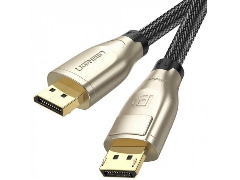 Кабель Ugreen DP112 DisplayPort 1.4, 8K, 1m (Black) 60842