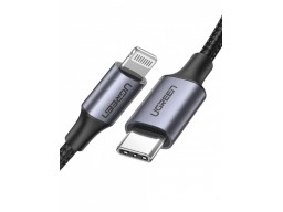 Кабель Ugreen US304 Lightning To Type-C 2.0 Male Cable 1M, 60759