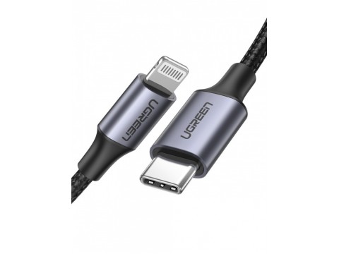 Кабель Ugreen US304 Lightning To Type-C 2.0 Male Cable 1M, 60759