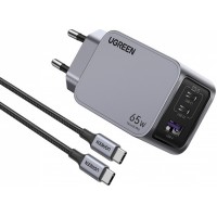 Зарядное устройство Ugreen X755 25871 Nexode Pro 65W/ 2*USB-C/1*USB-A/ GaN Tech Fast Charger