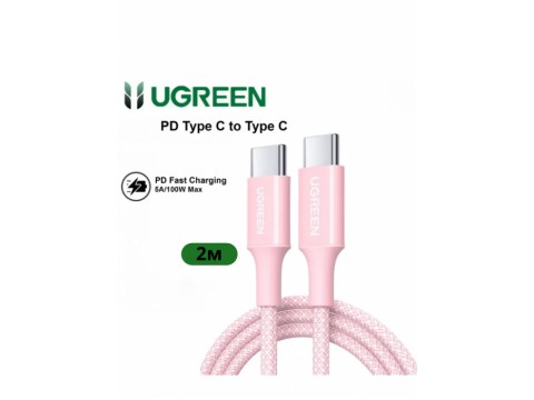 Кабель UGREEN L502 65252 100W USB-C/USB-C PD Fast Charging Cable 2M