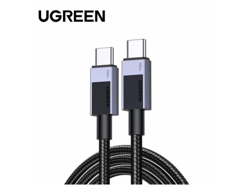 Кабель UGREEN L512 45065 USB-C to USB-C PD Fast Charging Cable Space Gray 3m