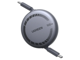Зарядный кабель Ugreen L531 USB-C to USB-C PD Fast Charging Retractable Cable 100W Max 1m, 65905