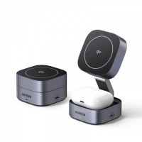 CD226 Ugreen W702 35316 2-in-1/15W Magnetic Wireless Charger for IPhone + AirPods