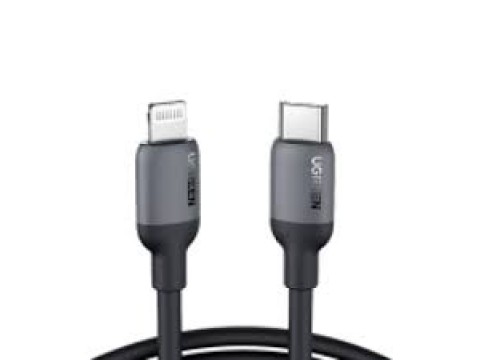 Кабель Ugreen US387 / USB-C to Lightning / Black / 1m / 20304