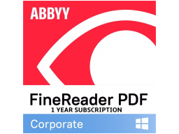 ABBYY FineReader PDF Corporate, Single User License (ESD), Subscription, 1y