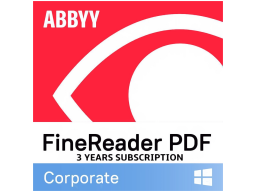 ABBYY FineReader PDF Corporate, Single User License (ESD), Subscription, 3y