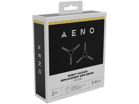 AENO Side brushes for robot vacuum cleaner RC1S with auto dust removal station, 2 pcs/set