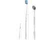 AENO Sonic Electric toothbrush, DB8: White, 3modes, 3 brush heads + 1 cleaning tool, 1 mirror,  30000rpm, 100 days without charging, IPX7