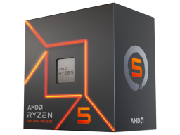 AMD CPU Desktop Ryzen 5 6C/12T 7600 (5.2GHz Max, 38MB,65W,AM5) box, with Radeon Graphics and Wraith Stealth Cooler