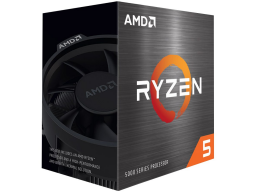 AMD CPU Desktop Ryzen 5 6C/12T 5600X (3.7/4.6GHz Max Boost,35MB,65W,AM4) box with Wraith Stealth Cooler