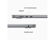 15-inch MacBook Air: Apple M2 chip with 8-core CPU and 10-core GPU, 256GB - Space Grey,Model A2941