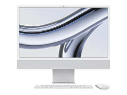 24-inch iMac with Retina 4.5K display: Apple M3 chip with 8‑core CPU and 10‑core GPU, 256GB SSD - Silver,Model A2873