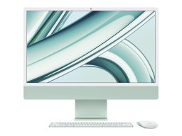 24-inch iMac with Retina 4.5K display: Apple M3 chip with 8‑core CPU and 10‑core GPU, 256GB SSD - Green,Model A2873