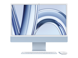 24-inch iMac with Retina 4.5K display: Apple M3 chip with 8‑core CPU and 10‑core GPU, 256GB SSD - Blue,Model A2873