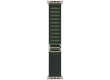 49mm Dark Green Alpine Loop - Large - Natural Titanium Finish