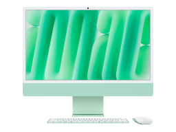 24-inch iMac with Retina 4.5K display: Apple M4 chip with 8‑core CPU and 8‑core GPU, 16GB, 256GB SSD - Green,Model A3247