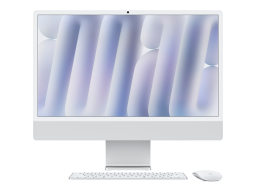 24-inch iMac with Retina 4.5K display: Apple M4 chip with 10‑core CPU and 10‑core GPU, 16GB, 512GB SSD - Silver,Model A3137