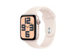 Apple Watch SE 2024 GPS 44mm Starlight Aluminium Case with Starlight Sport Band - M/L,Model A2723