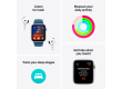 Apple Watch SE 2024 GPS 44mm Starlight Aluminium Case with Starlight Sport Band - M/L,Model A2723