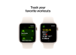 Apple Watch SE 2024 GPS 44mm Starlight Aluminium Case with Starlight Sport Band - M/L,Model A2723
