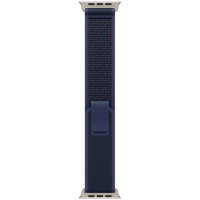 49mm Blue Trail Loop - S/M - Natural Titanium Finish