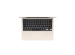 13-inch MacBook Air: Apple M4 chip with 10-core CPU and 10-core GPU, 16GB, 512GB SSD - Starlight,Model A3240