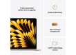 13-inch MacBook Air: Apple M4 chip with 10-core CPU and 10-core GPU, 16GB, 512GB SSD - Starlight,Model A3240