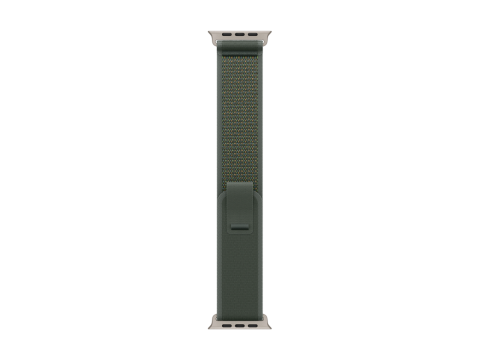 49mm Green Trail Loop - M/L - Natural Titanium Finish