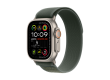 49mm Green Trail Loop - M/L - Natural Titanium Finish