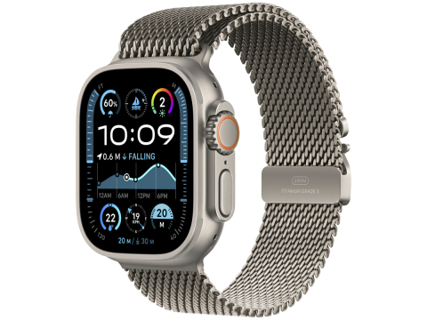 49mm Natural Titanium Milanese Loop - Small