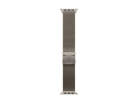 49mm Natural Titanium Milanese Loop - Small