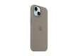 iPhone 15 Silicone Case with MagSafe - Clay,Model A3123
