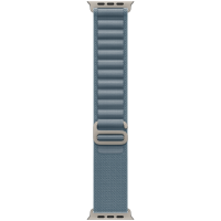 49mm Light Blue Alpine Loop - Large - Natural Titanium Finish