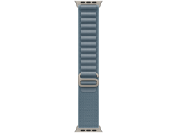 49mm Light Blue Alpine Loop - Large - Natural Titanium Finish