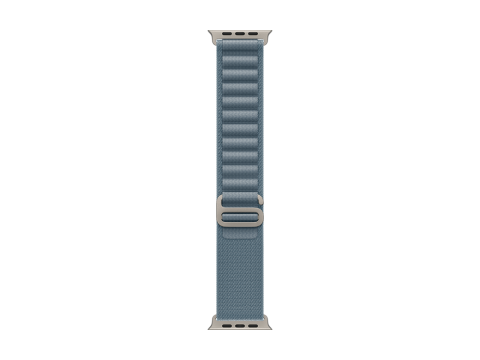 49mm Light Blue Alpine Loop - Large - Natural Titanium Finish