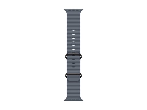 49mm Anchor Blue Ocean Band - Black Titanium Finish