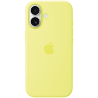 iPhone 17 Silicone Case with MagSafe - Neon Yellow,Model A3558