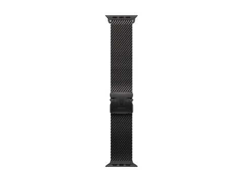 49mm Black Titanium Milanese Loop - Small