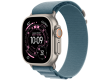 Apple Watch Ultra 3 GPS + Cellular 49mm Natural Titanium Case with Light Blue Alpine Loop - Large,Model A3281
