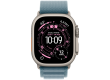 Apple Watch Ultra 3 GPS + Cellular 49mm Natural Titanium Case with Light Blue Alpine Loop - Large,Model A3281