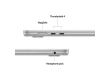 15-inch MacBook Air: Apple M5 chip with 10-core CPU and 10-core GPU, 16GB, 1TB SSD - Silver,Model A3448
